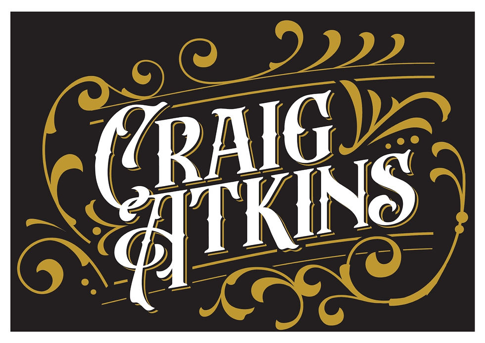 Craig Atkins Logo Black background