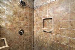 Beautifully tiled shower