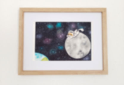 Catstronaut Art Print