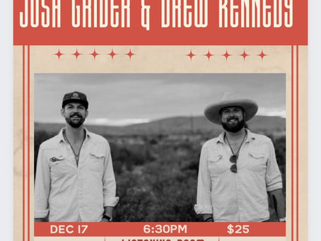 Galleywinter Listening Room: Josh Grider/Drew Kennedy