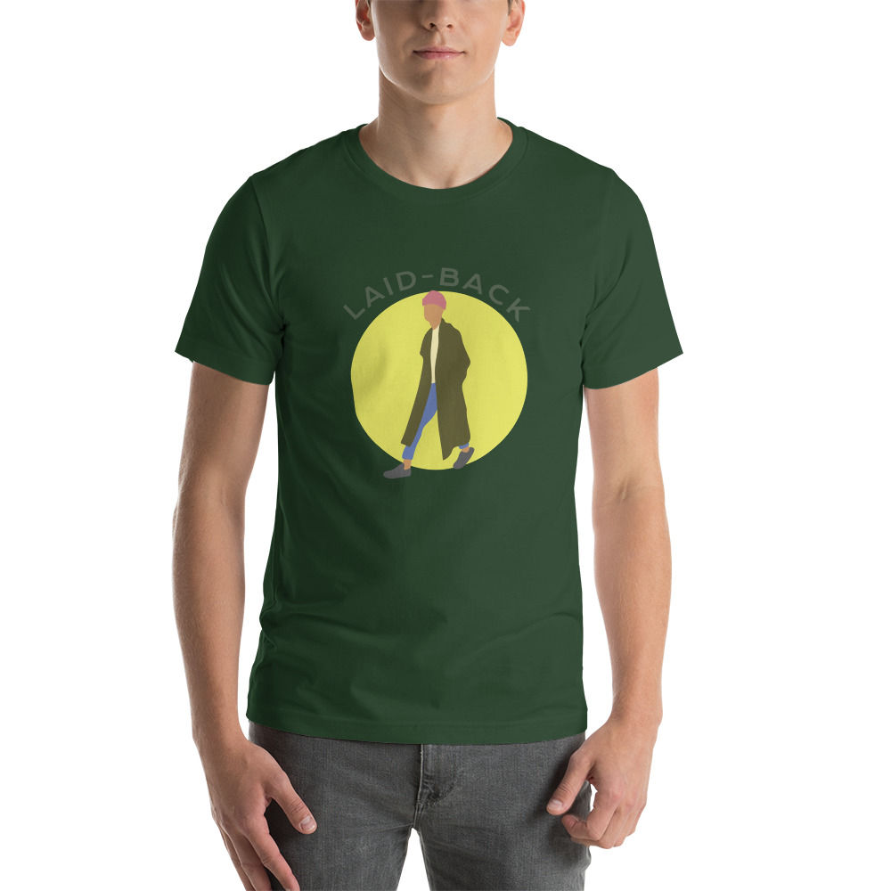 LAID BACK Short-sleeve unisex t-shirt