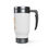 Thumbnail: Brain Train Heart Stainless Steel Travel Mug with Handle, 14oz