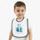 Thumbnail: Tanya Aleph Beis Baby Contrast Trim Jersey Bib