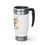 Thumbnail: Brain Train Heart Stainless Steel Travel Mug with Handle, 14oz