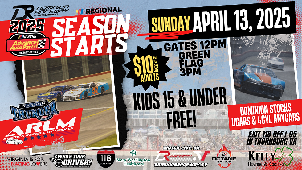 2025 NASCAR Weekly Racing Series Opener