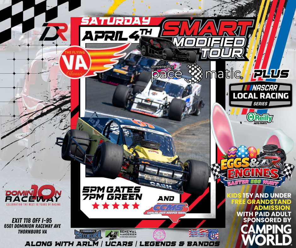 SMART MOD "Flying VA Classic", Carolina Crate Mods & NASCAR Local Series Kickoff