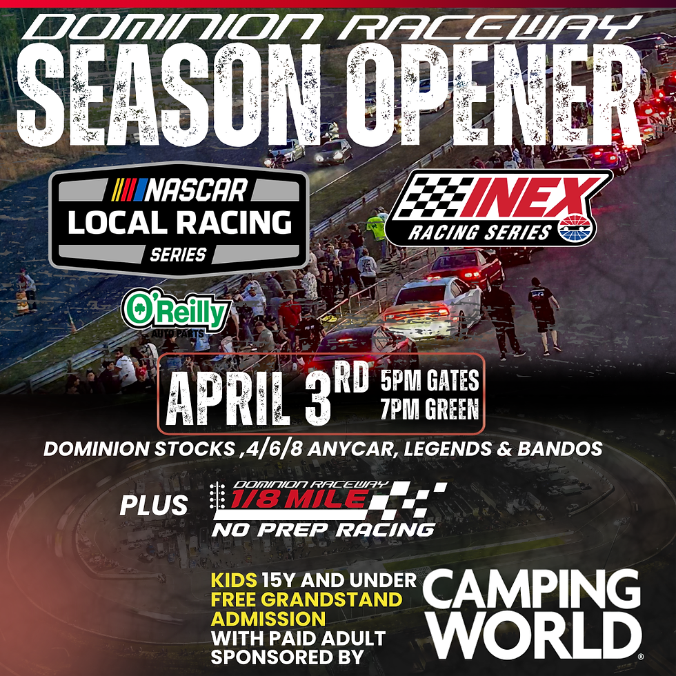 2026 NASCAR Season opener FRIDAY NIGHT LEGENDS