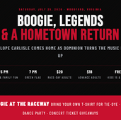 Boogie at the Raceway & a Hometown Return