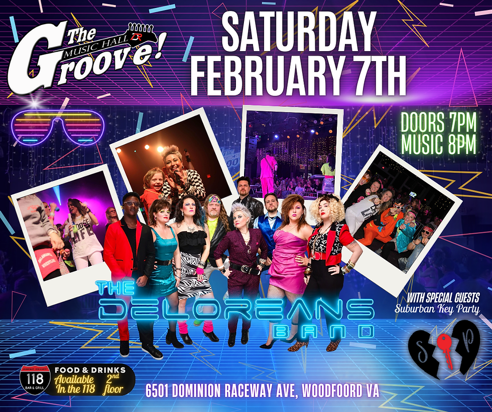 The Deloreans 80's Band with Suburban Key Party