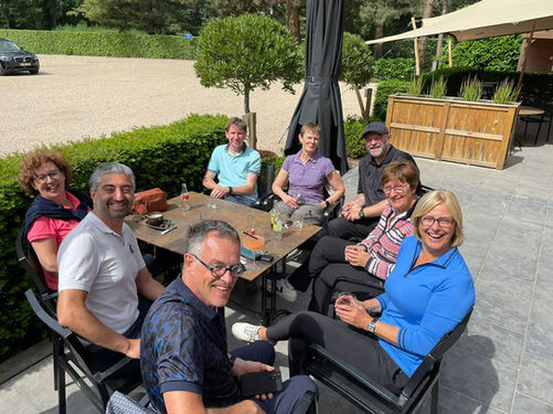 Ook na de wedstrijd was het gezellig :)