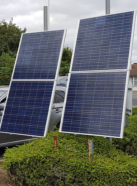 solar panels for automated gates