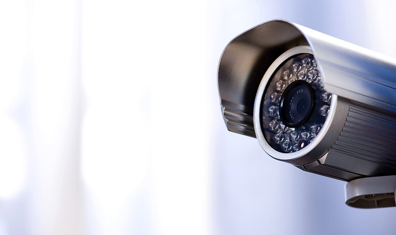 CCTV Security Camera Close Up Image
