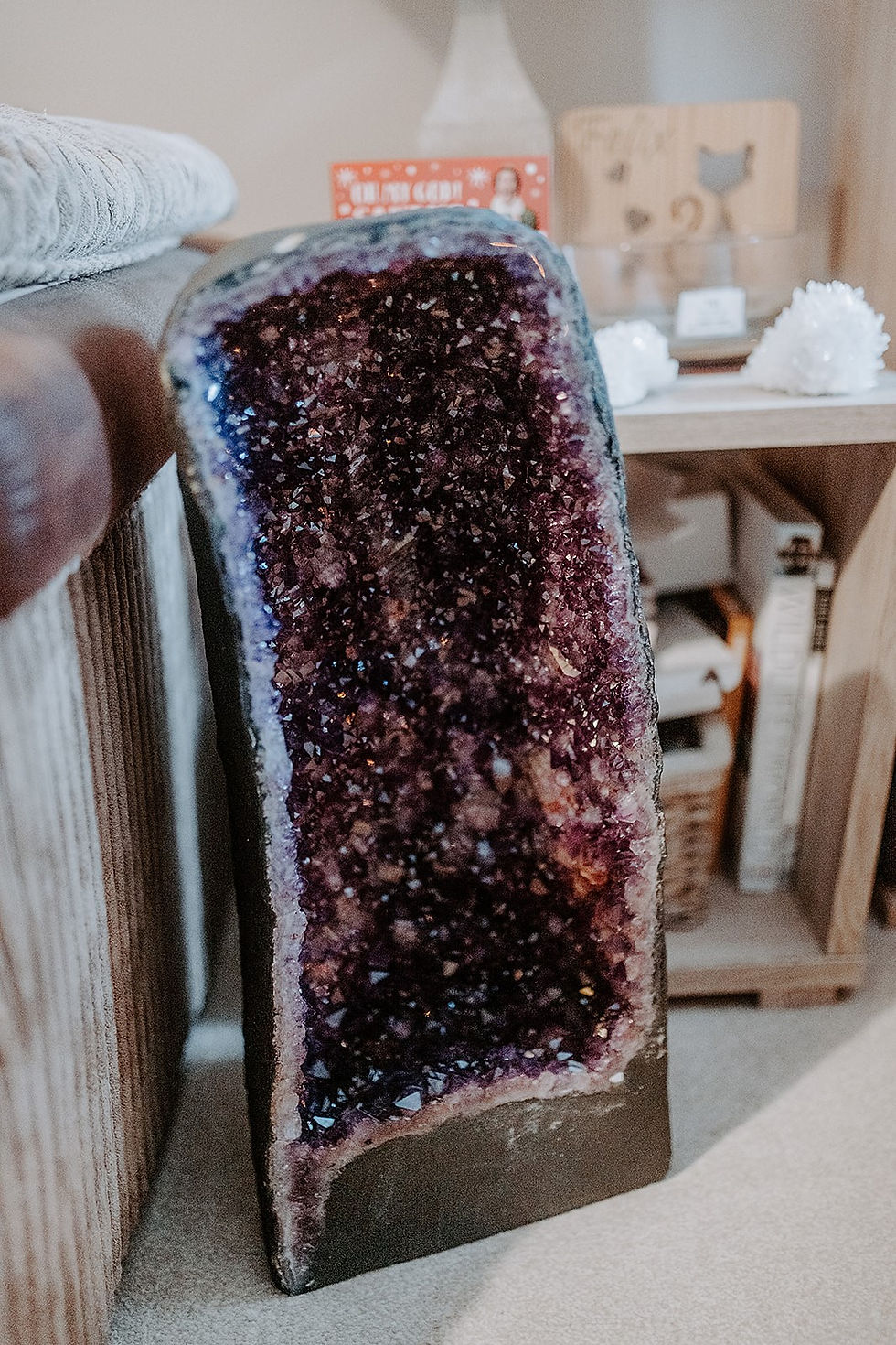 Thumbnail: Amethyst Cathedral Cut Base