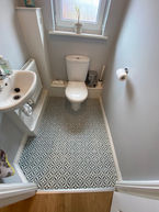 Flooring in downstairs toilet