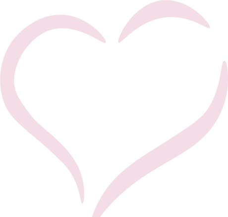 Pink heart - Bottom left