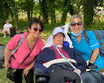 Heart of the South Care Agency carers with client
