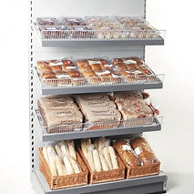shelving with products