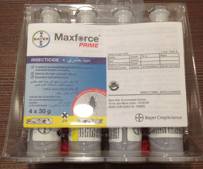maxforce prime roaches gel baiting