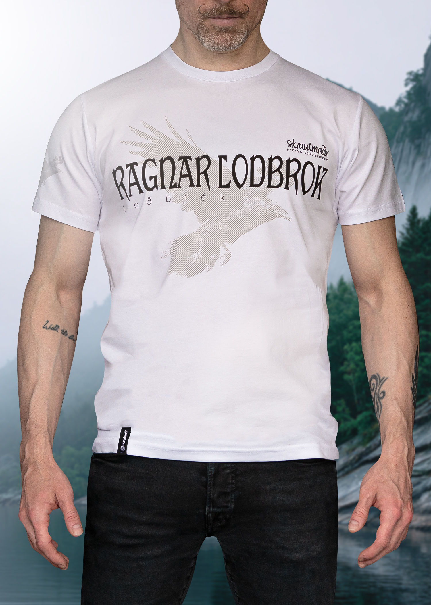 Ragnar Lodbrok - T-Shirt weiß