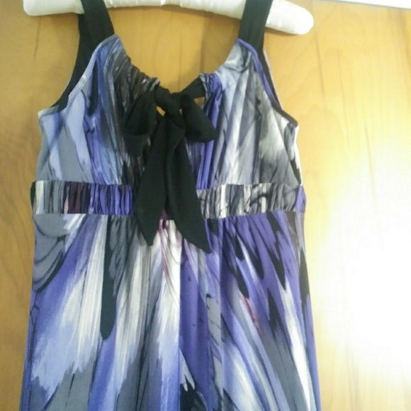 Thumbnail: purple/grey/black maxi dress
