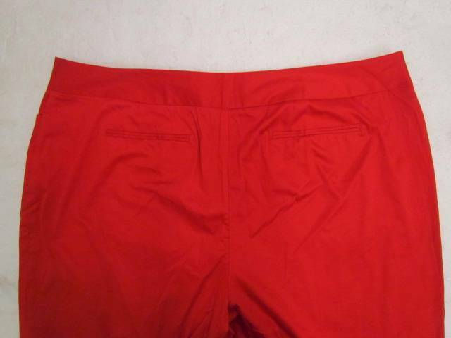 Thumbnail: RED CAPRI SATEEN PANTS