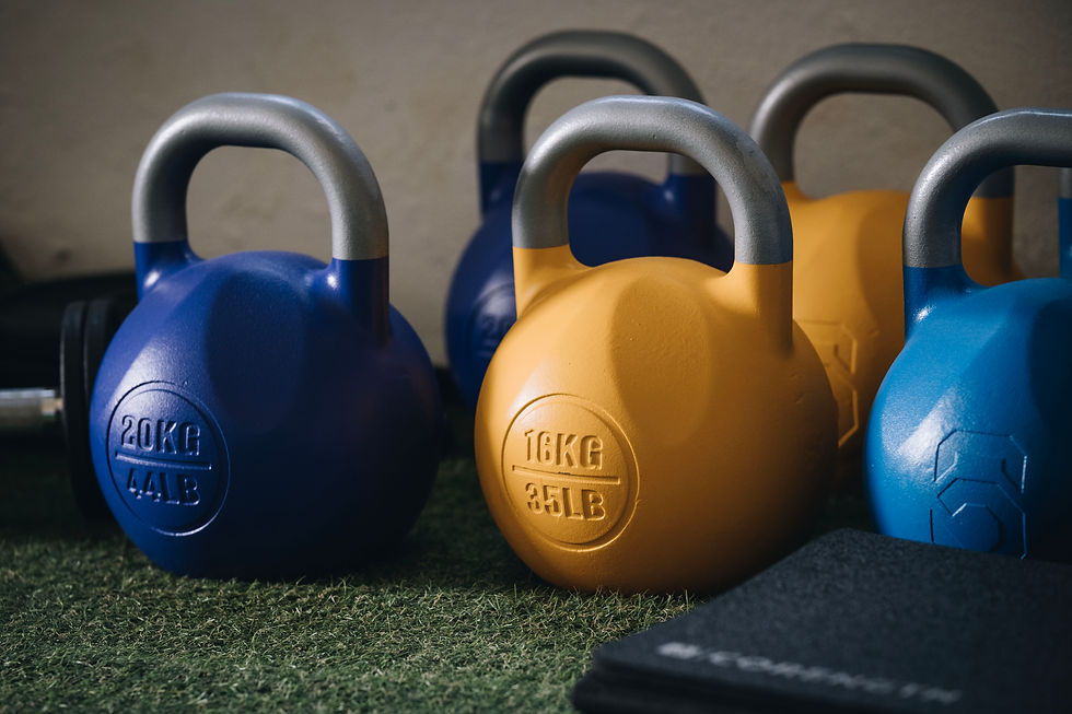 Treino kettlebells