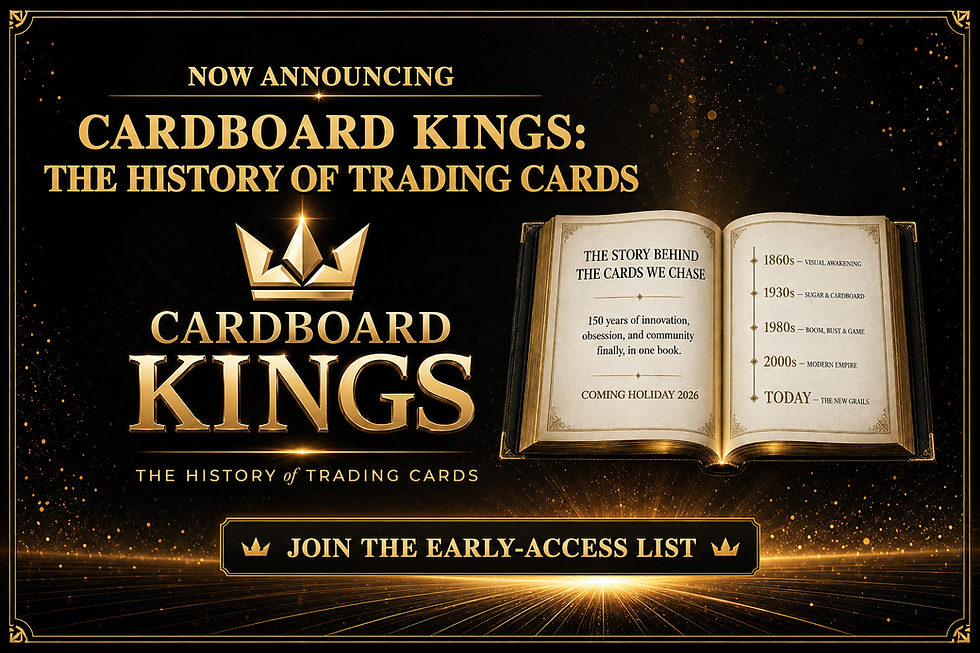 Alladan Flinn and Nick Jarman Announce Forthcoming Book Cardboard Kings: The History of Trading Cards