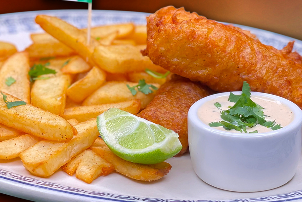 Fish & Chips from Rodrigo's Mexican Grill