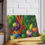 Thumbnail: Fall Vegetable Glass Cutting Board -Gift for Chefs, Housewarming
