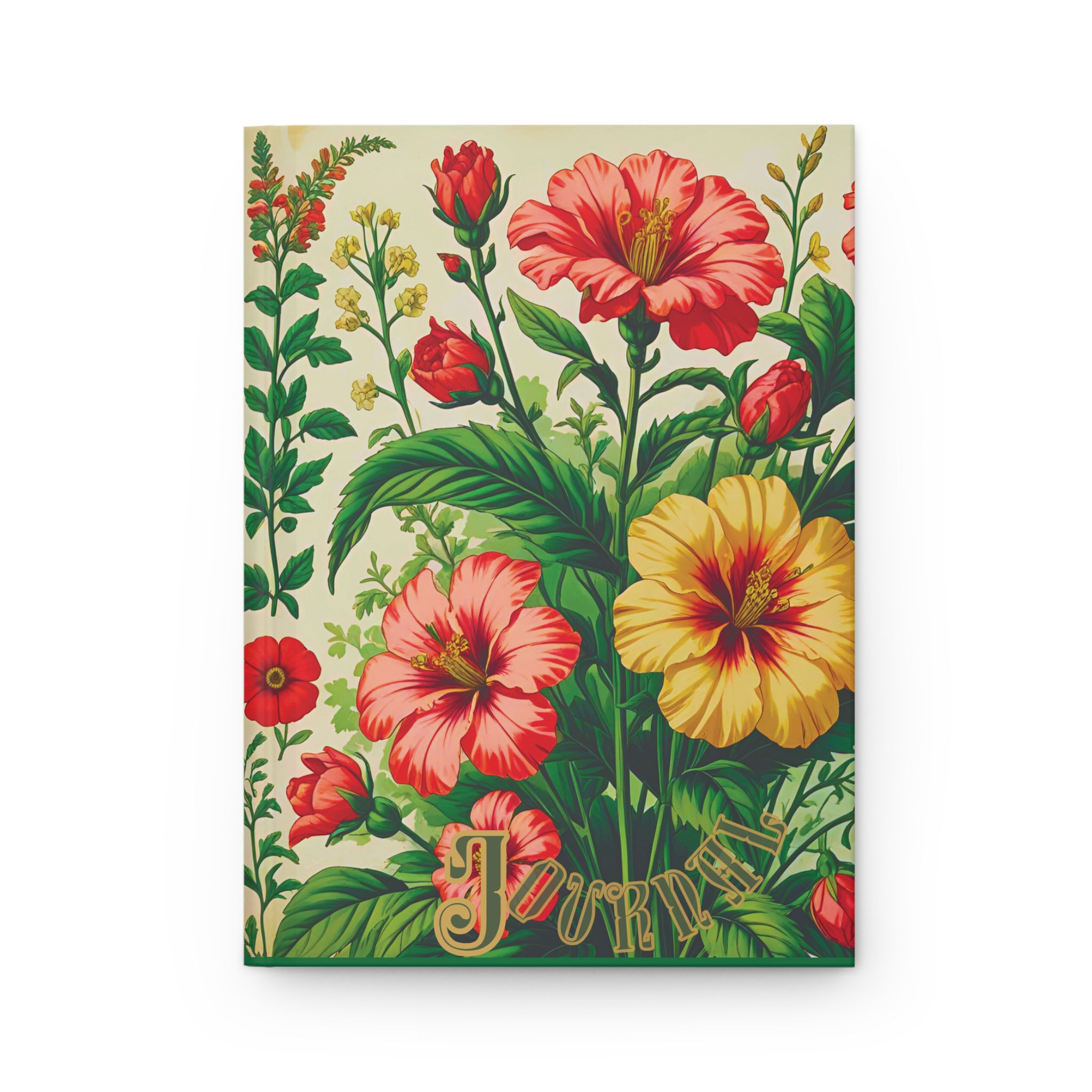 Floral Vintage Hardcover Journal — Botanical Journal