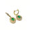 Thumbnail: Emerald and Diamond Earrings in 18K Gold