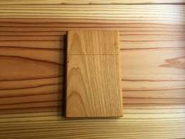 山桜の名刺入れ。