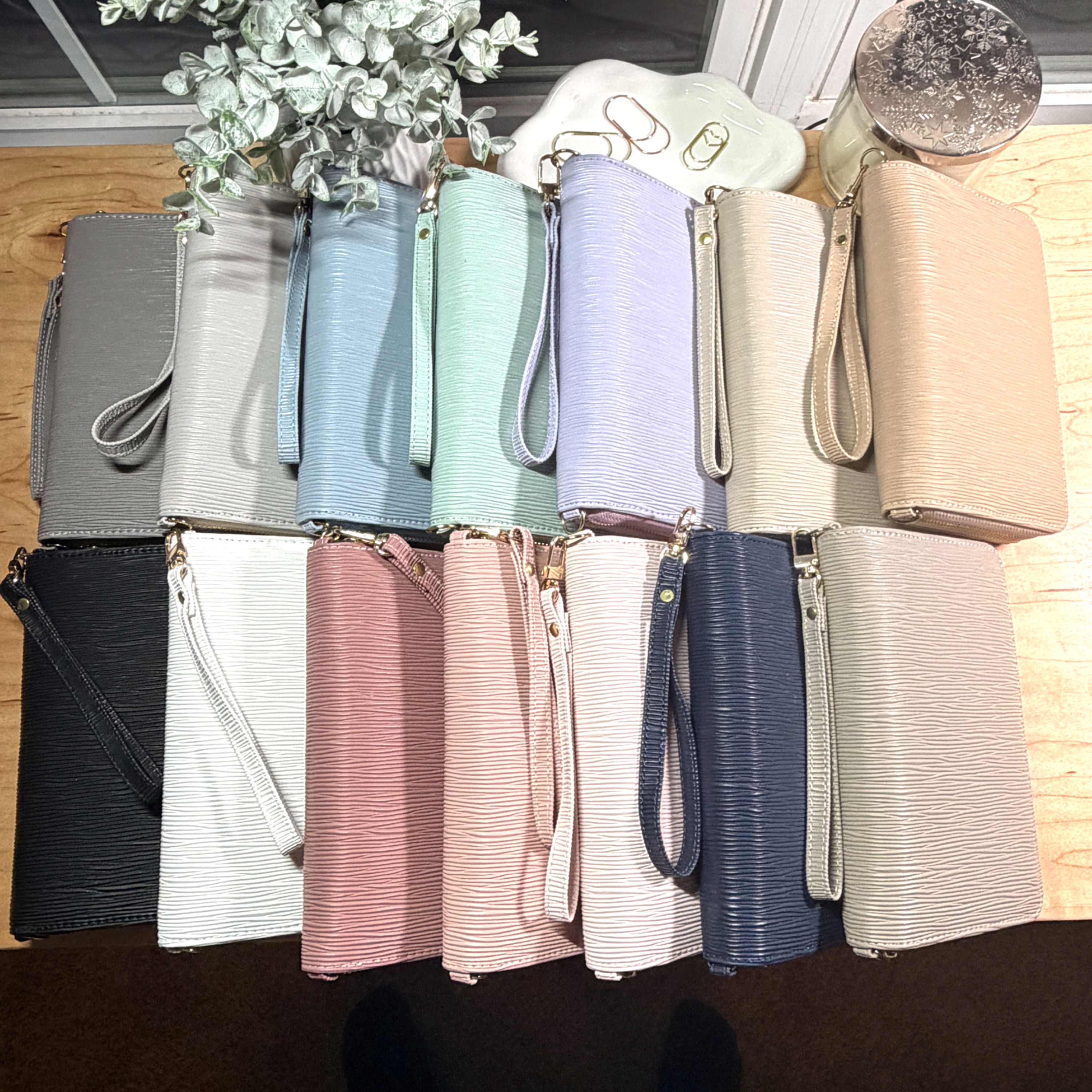 New A6 Zippy | Zipper Binder Wallet | 3-Zip Cash Stuffing Wallet with Strap