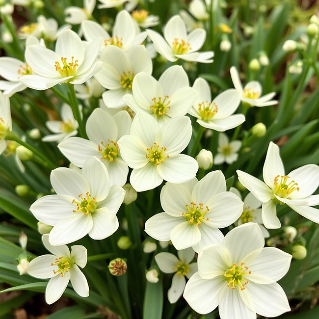 spring flowers in whites and greens small muted colors.jpg