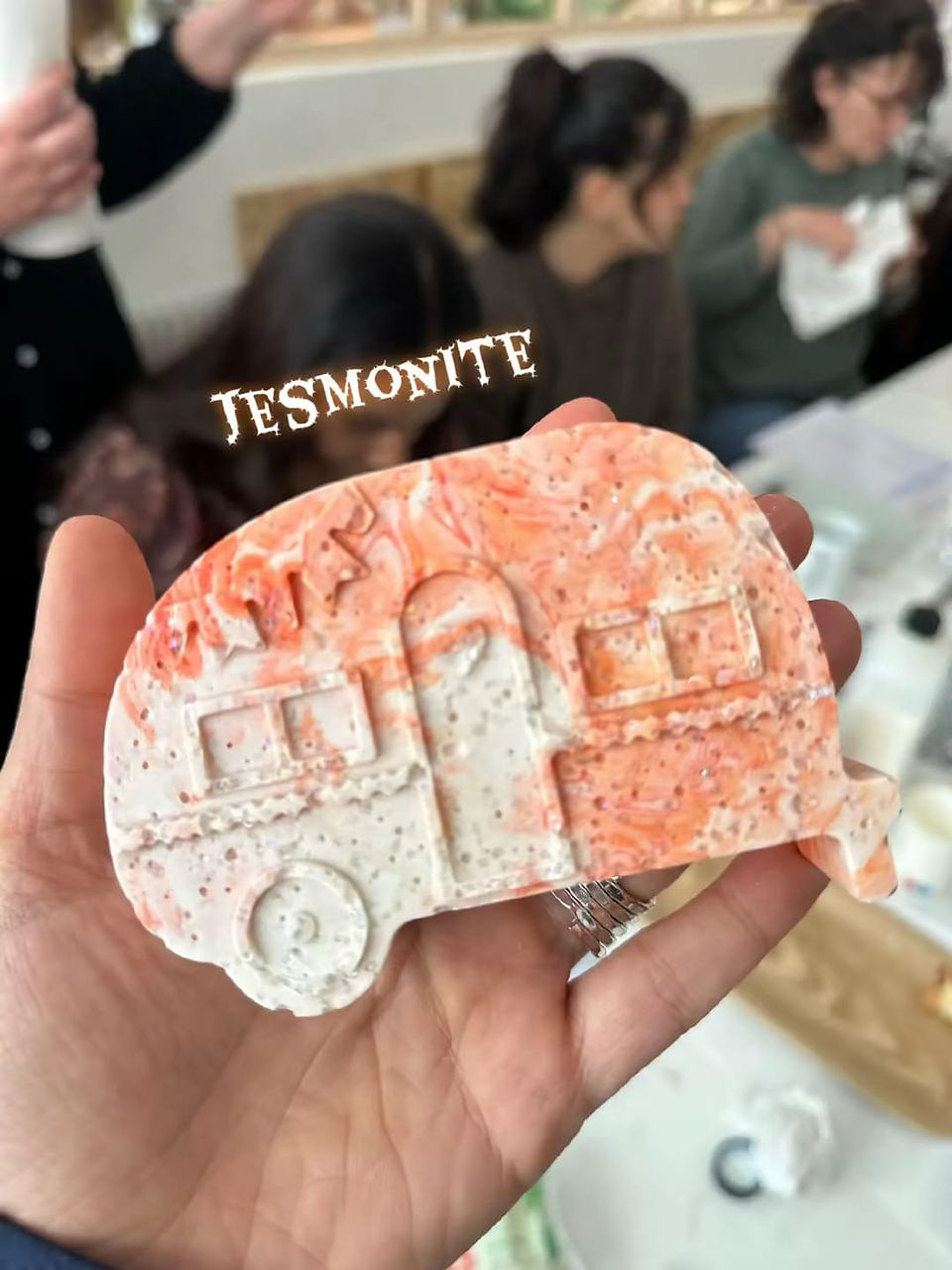 bougeoir en jesmonite