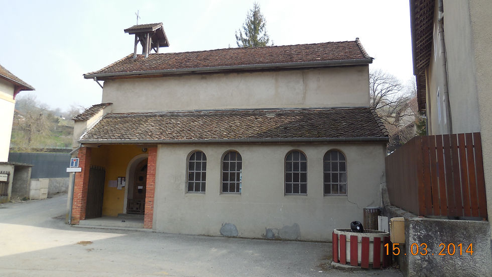 RV devant la Chapelle