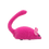Miniature : Souris à roulettes rose Cat Love