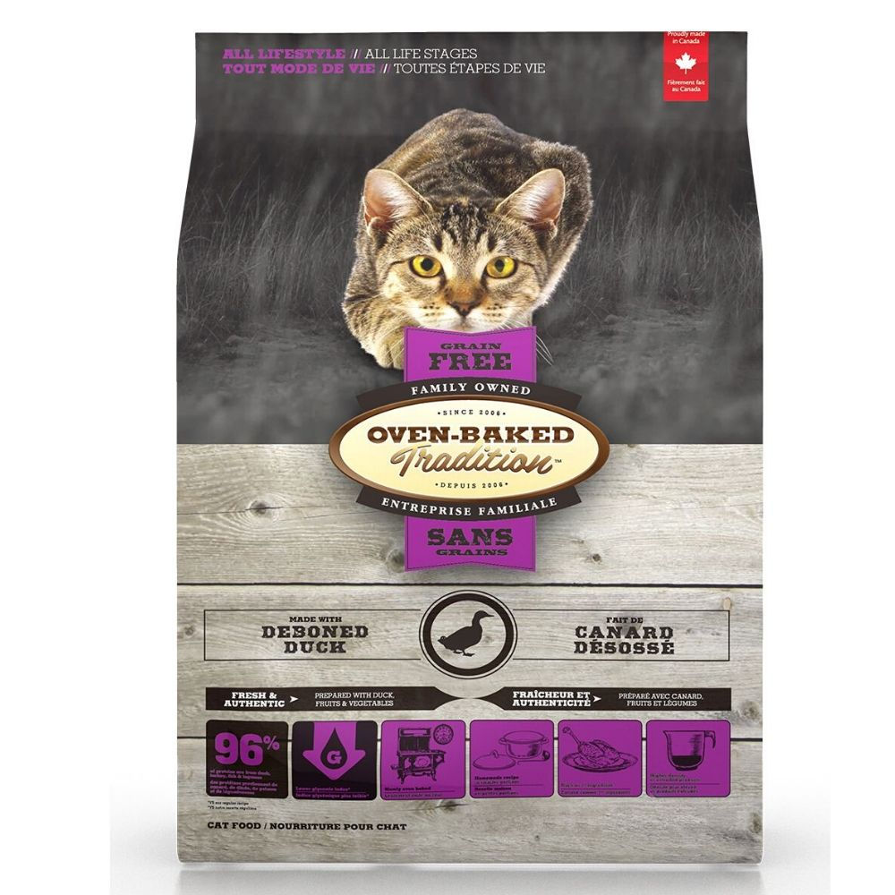 Canard Sans Grains Oven-Baked Tradition Chat Animal Expert St-Bruno