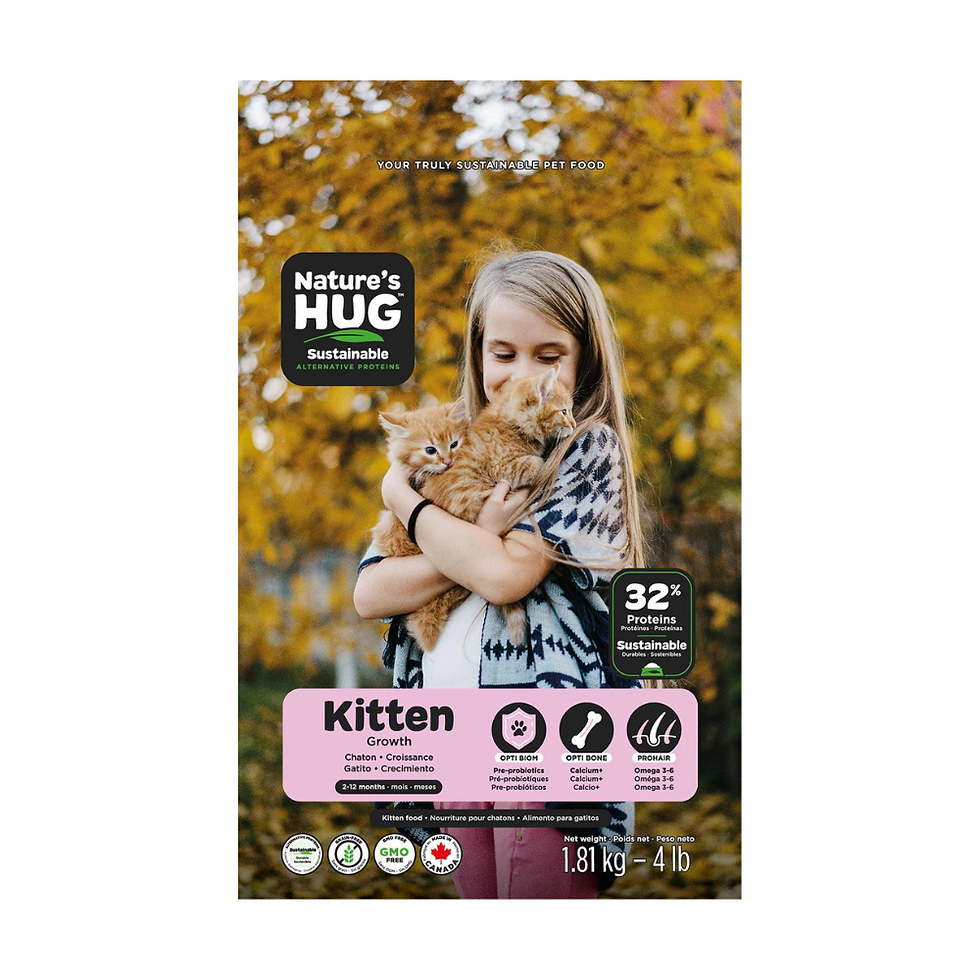 Miniature : Croquettes pour chaton Nature's Hug Animal Expert St-Bruno
