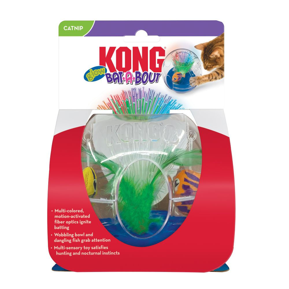 Aquarium lumineux Bat-A-Bout Kong pour chat Animal Expert St-Bruno