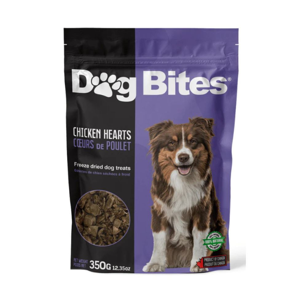Gâteries pour chien séchées à froid Dog Bites Coeur de Poulet Animal Expert St-Bruno