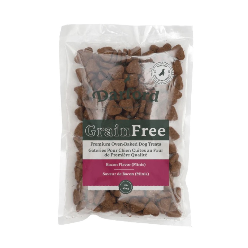 Mini gâteries pour chien cuites au four bacon Darford Animal Expert St-Bruno