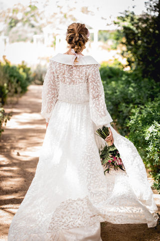 Una novia con una boda al estilo Shabby Chic