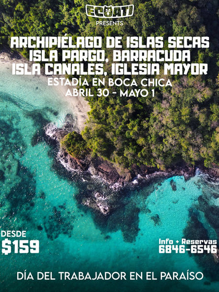 ARCHIPIÉLAGO DE ISLAS SECAS, CHIRIQUÍ 🦋