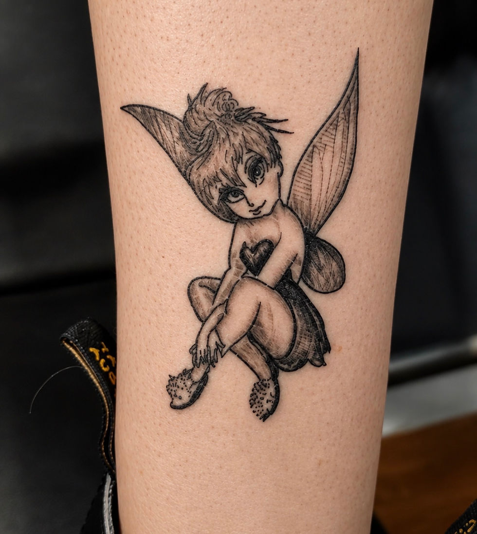 Tinkerbell Tattoo Ink Bunker Alec DT
