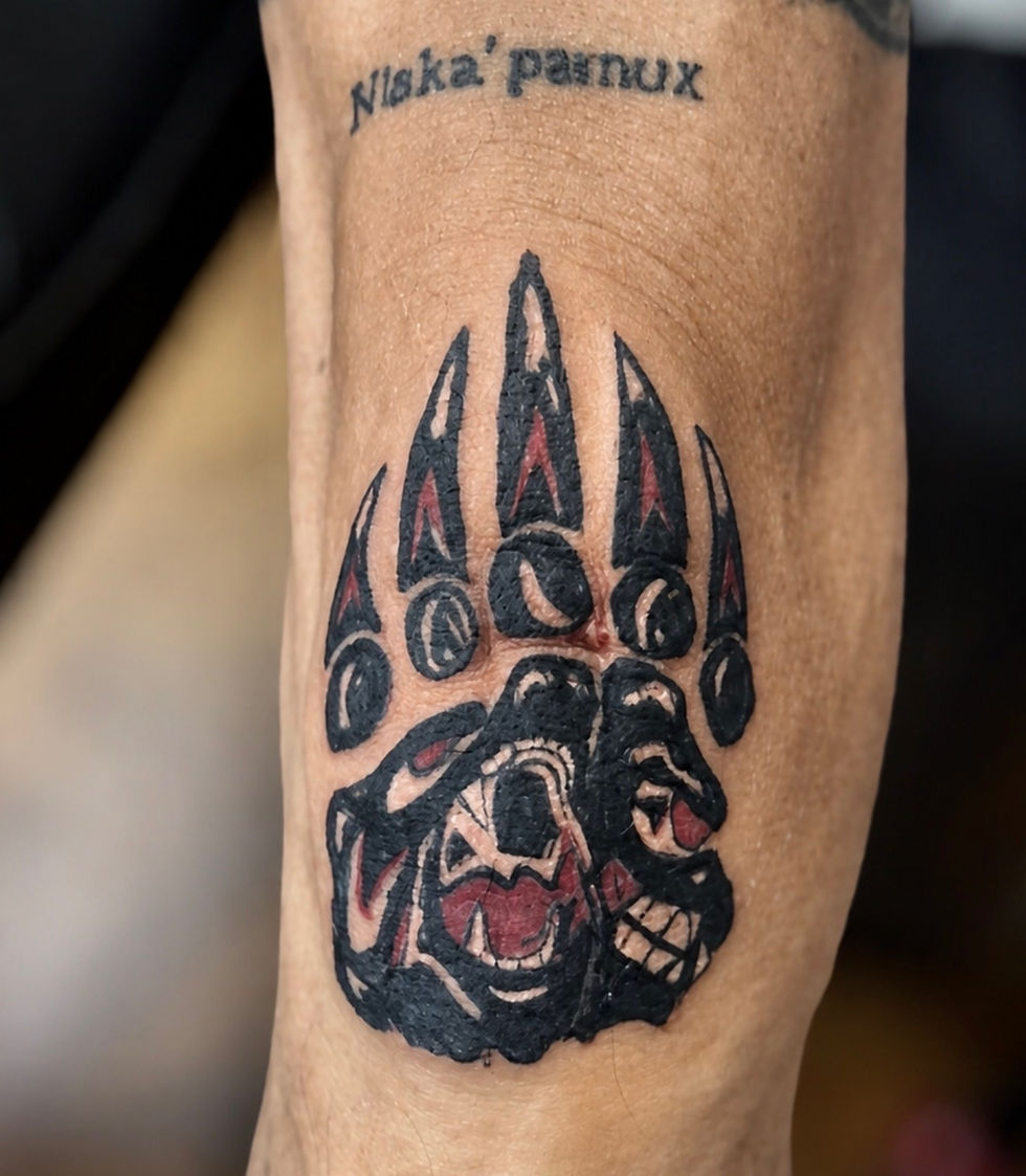Knee Tattoo Alec DT