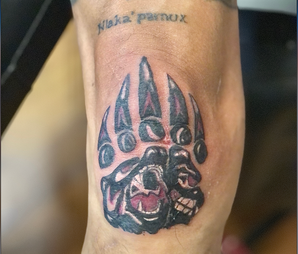 Bear claw tribal tattoo