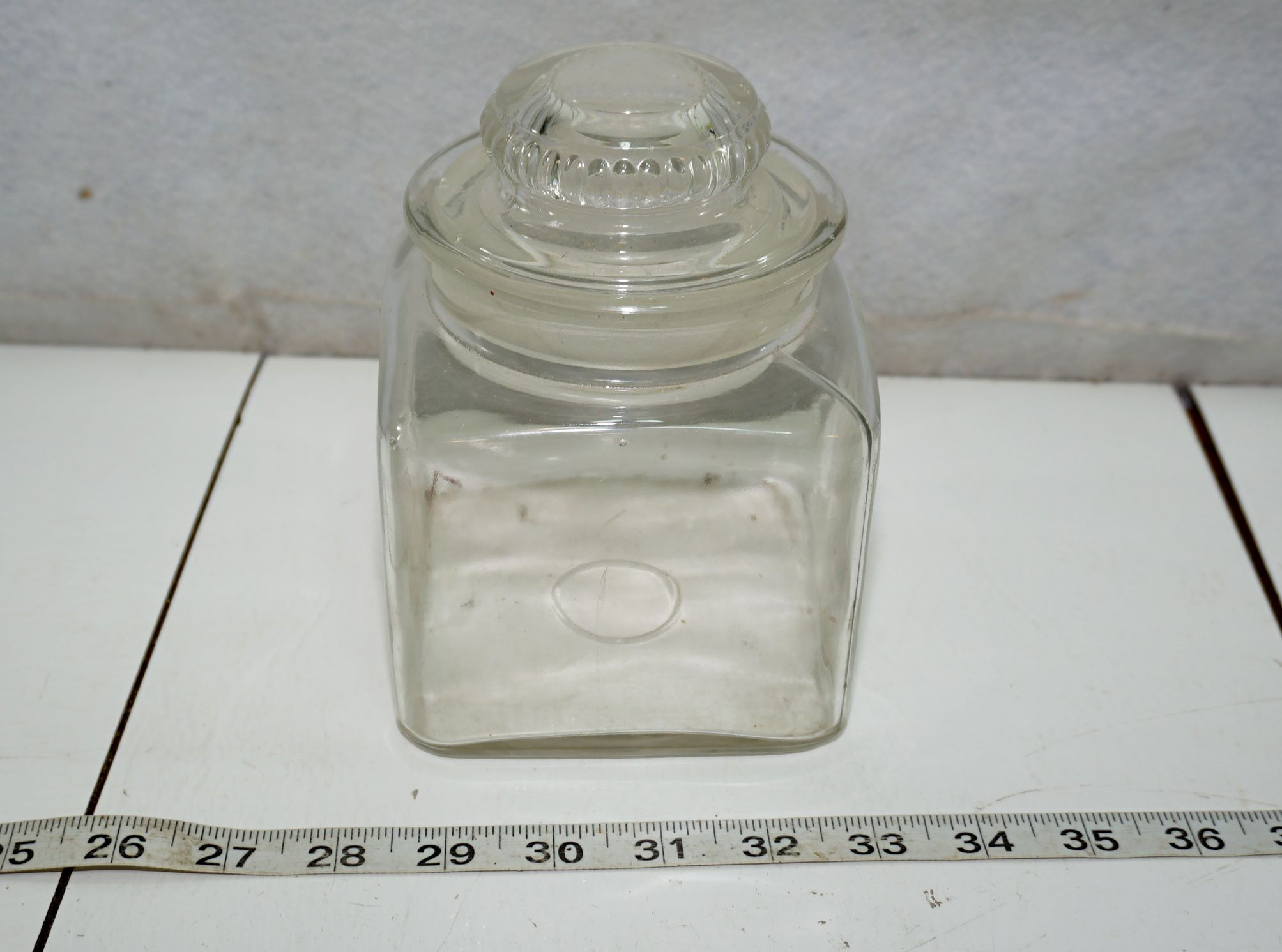 Glass Candy Jar With Lid