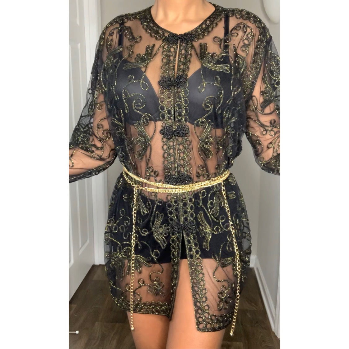 "Sparkle" Sheer Top