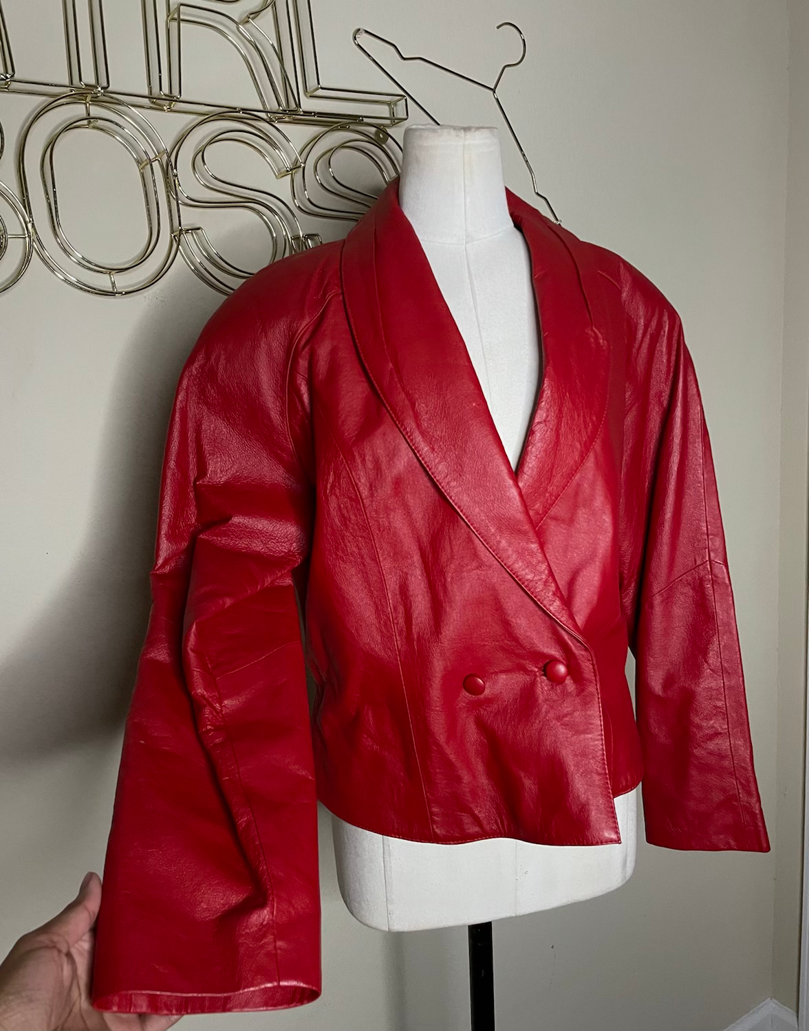 “Big Red” Leather Jacket